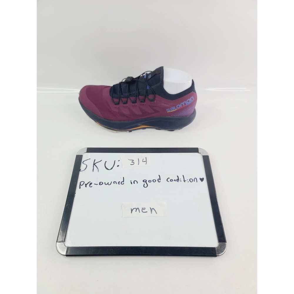 Salomon Brand Running Shoes Men's, Size 8.5 Purple and Navy Color. - Picture 9 of 9